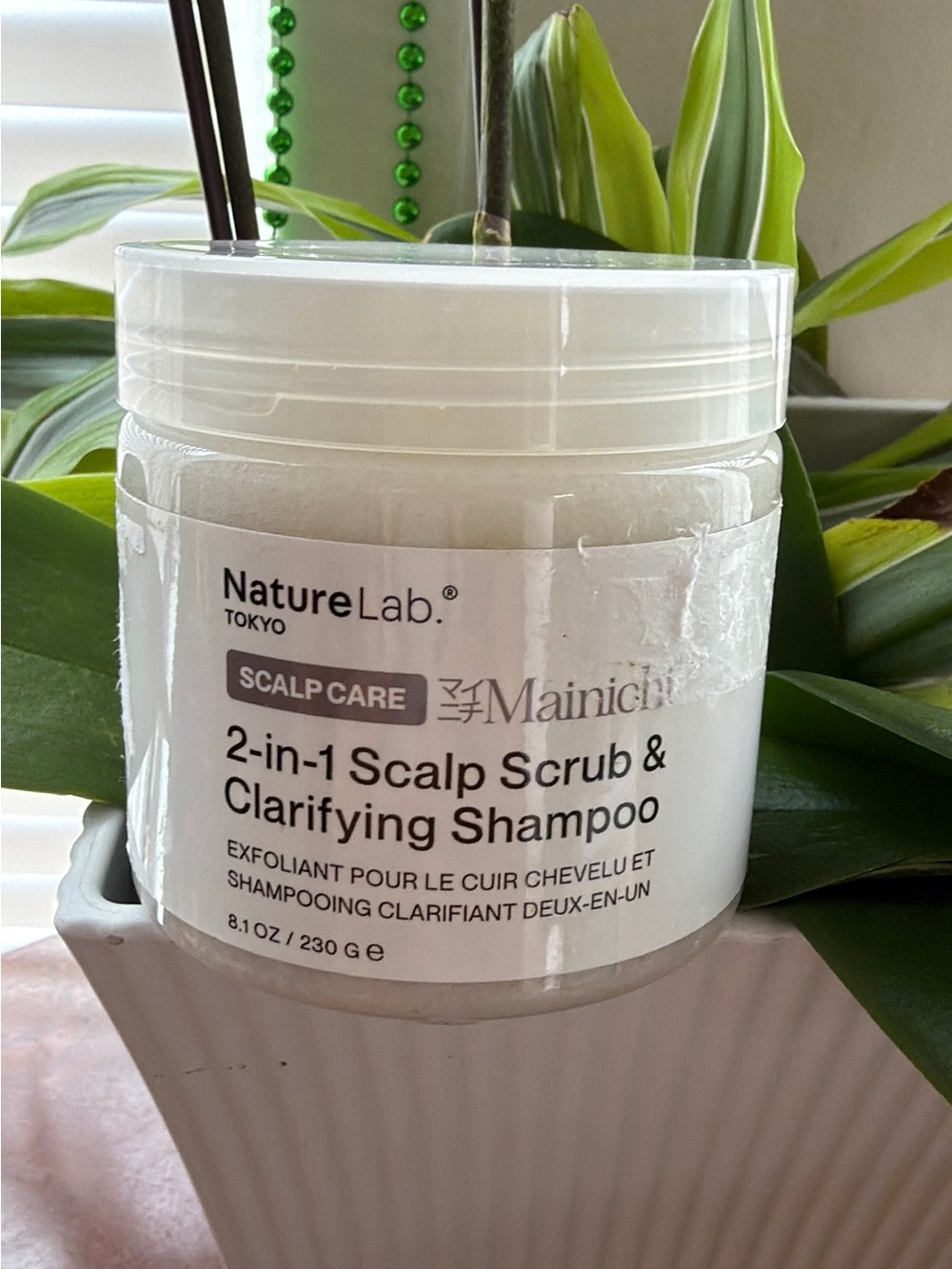2-in-1 Scalp Scrub & Clarifying Shampoo - White